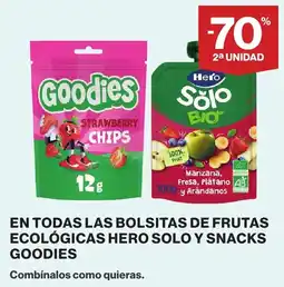 Supercor Hero Solo Bio Goodies Strawberry Chips oferta