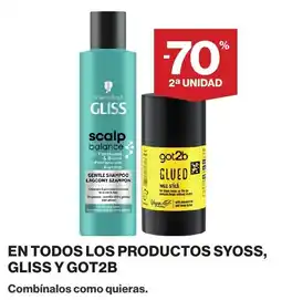Supercor Syoss Gliss Got2b oferta