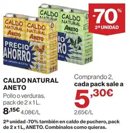 Supercor Caldo natural aneto oferta