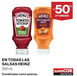 Supercor Heinz salsas oferta