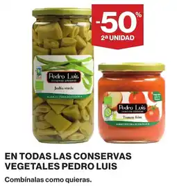 Supercor Pedro Luis conservas vegetales oferta