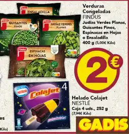 Gadis Findus verduras congeladas oferta
