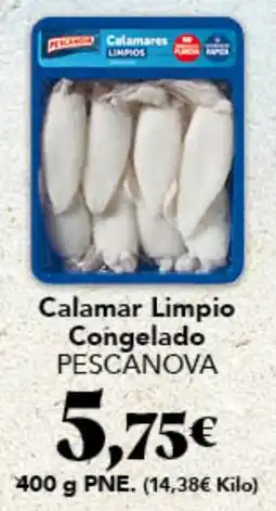 Gadis Pescanova calamar limpio congelado oferta