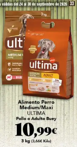 Gadis ultima Alimento Perro Medium/Maxi oferta