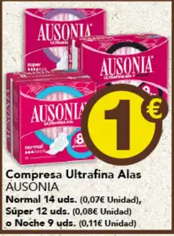 Gadis AUSONIA Compresa Ultrafina Alas oferta