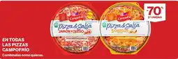 Supercor Campofrío pizza & salsa jamon y queso oferta