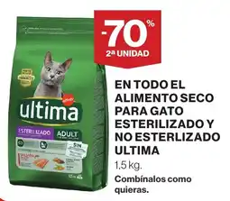 Supercor Ultima alimento seco para gato esterilizado y no esterilizado oferta