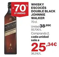 Supercor johnnie walker double black oferta