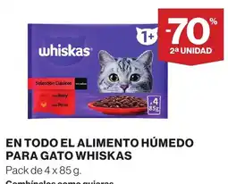 Supercor Whiskas alimento húmedo para gato oferta