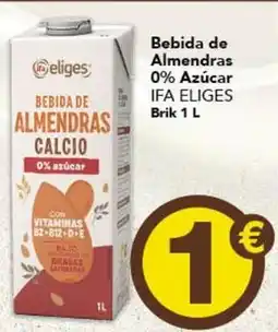 Gadis Ifa eliges - bebida de almendras 0% azucar oferta