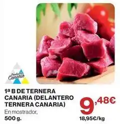 Supercor 1a b de ternera canaria (delantero ternera canaria) oferta