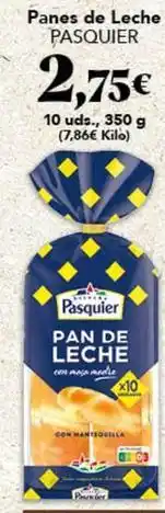 Gadis Pasquier - panes de leche oferta