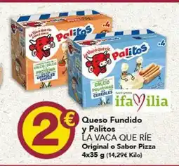 Gadis La vaca que ríe - queso fundido y palitos oferta