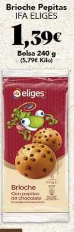 Gadis Ifa eliges - brioche pepitas oferta