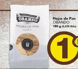 Gadis Obando - hojas de pan oferta