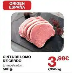 Supercor Origen - cinta de lomo de cerdo oferta