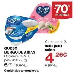Supercor Burgo de arias - queso oferta