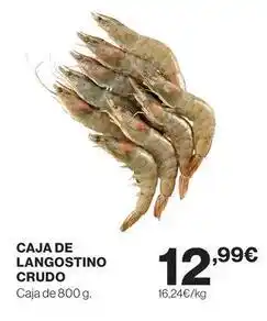 Supercor Caja de langostino crudo oferta