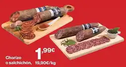 Supercor Chorizo o salchichon oferta