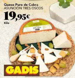 Gadis Tres oscos - queso puro de cabra oferta