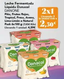 Gadis Danone - leche fermentada liquida danacol oferta