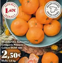 Gadis Origen - mandarina satsuma categoria primera oferta