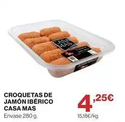 Supercor Casa mas - croquetas de jamón ibérico oferta