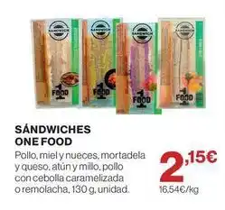 Supercor One - sandwiches oferta