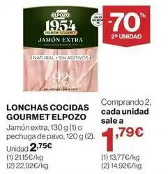 Supercor Elpozo - lonchas cocidas gourmet oferta