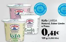 Gadis Larsa - kéfir natural, sabor limón o fresa oferta