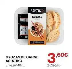 Supercor Asiatiko - gyozas de carne oferta