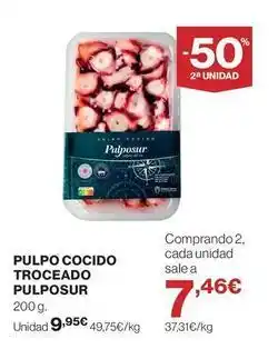 Supercor Pulpo cocido troceado oferta