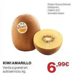 Supercor Zespri - kiwi amarillo oferta