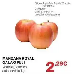 Royal - manzana gala o fuji