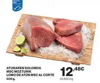 Atunaren solomoa msc mozturik lomo de atún msc al corte