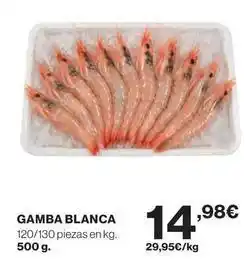 El Corte Inglés Gamba blanca oferta