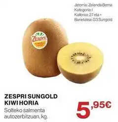El Corte Inglés Zespri - zespri sungold kiwi hora oferta
