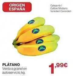 Supercor Origen - platano oferta