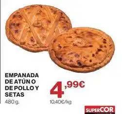 Supercor Empanada de atun o de pollo y setas oferta