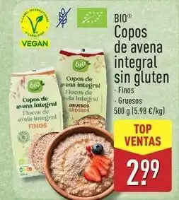 ALDI Natura - copos de avena integral sin gluten oferta