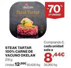 Supercor Steak tartar 100% carne de vacuno oferta