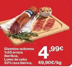 El Corte Inglés Lomo de cebo oferta