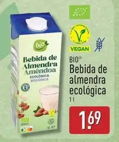 ALDI Bio - bebida de almendra ecologica oferta