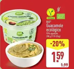 ALDI Bio - guacamole ecologico oferta