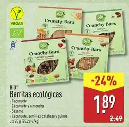 ALDI Bio - barritas ecologicas oferta