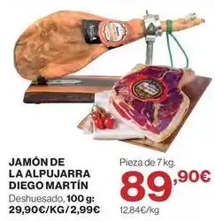 El Corte Inglés Diego martín - jamón de la alpujarra oferta