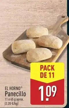 ALDI El horno - panecillo oferta