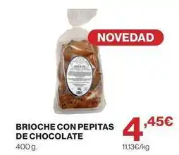 El Corte Inglés Brioche con pepitas de chocolate oferta