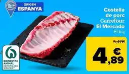 Carrefour Market Carrefour - costella de porc oferta