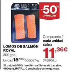 Supercor Royal - lomos de salmon oferta